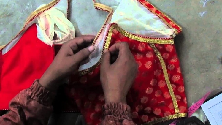 How to make Fashionable designer blouse Q part 20 hindi