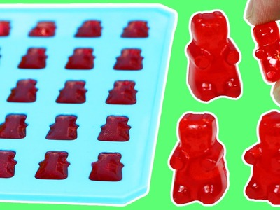 How to Make Jello GUMMY BEARS Fun & Easy DIY Homemade Gummy Candy Treats!