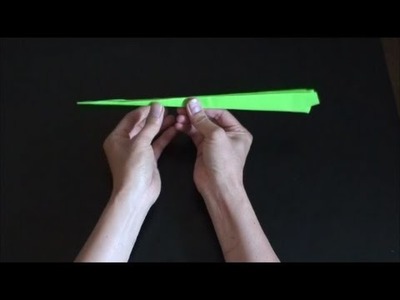 How to Make Paper Airplane - Simple Dart Airplane (step-by-step instructions)