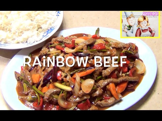 How to Make Rainbow Beef like a Chinese Restaurant cheekyricho 1,092