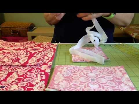 How to Sew a Travel Desktop Organizer to hold an iPad, notepad, pen and business cards.