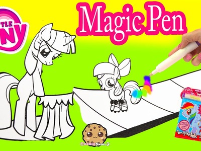 My Little Pony Imagine Ink Rainbow Color Pen Art Book with Surprise Pictures Cookieswirlc Video