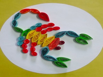 Paper Quilling:how to make a quilling scorpion