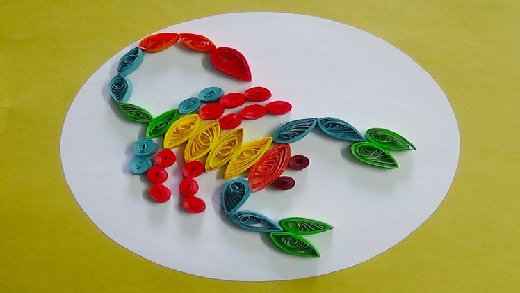 Paper Quilling:how to make a quilling scorpion