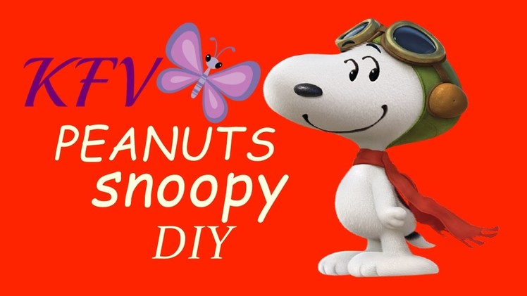 Play Doh Snoopy DIY