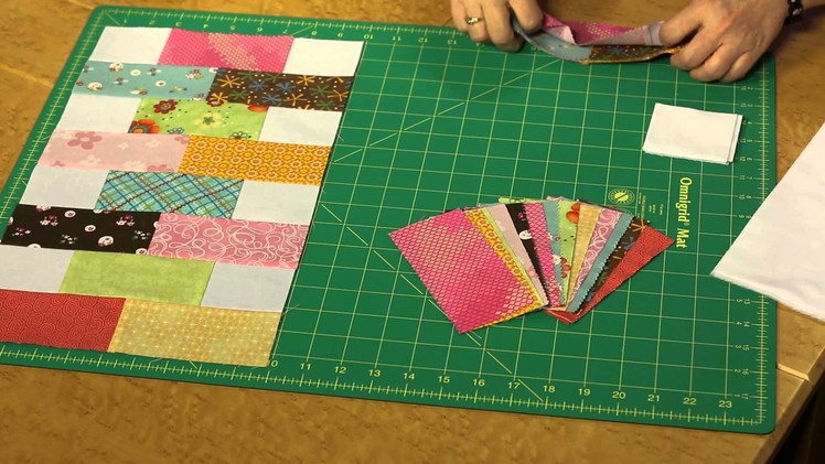 Quilting Quickly: Baby Bricks - Baby Quilt Pattern