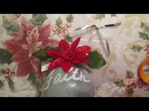 25 Days of Christmas Crafts Day #25 | Dollar Tree Ornament