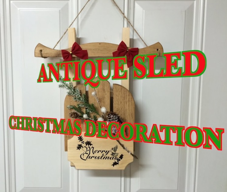 A Simple Christmas Door Decoration And a Special Thanks To 600 Subscribers