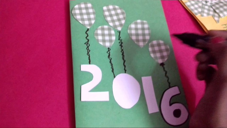 Christmas And New Year Popup Greeting CardMaking