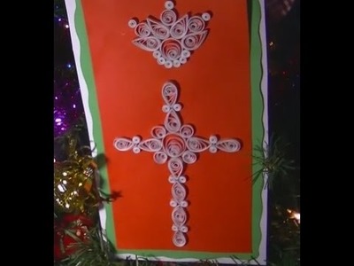 Christmas Quilling Cross