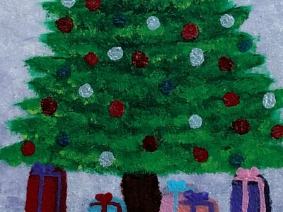 Christmas Tree | Acrylic Painting