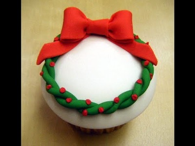 Christmas Wreath Cupcake