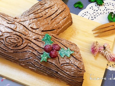 Christmas Yule Log Mousse Cake | d for delicious