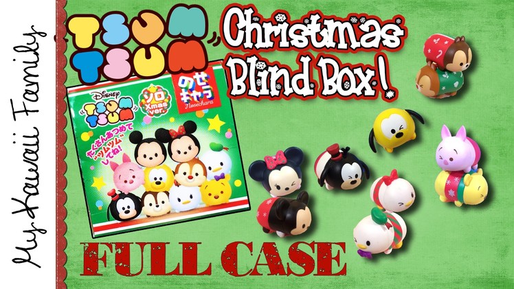 Disney Tsum Tsum Christmas Squishies Blind Boxes! With Mickey, Minnie & Pooh!