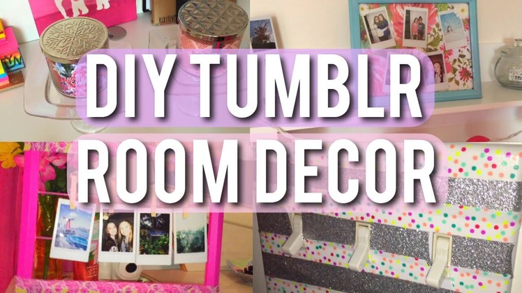 DIY Cute and Tumblr Room Decor!!