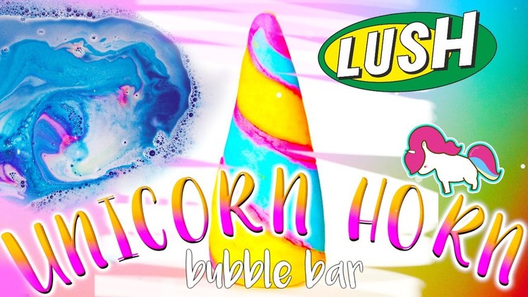 DIY Lush Unicorn Horn + Poop Bubble Bar+ Demo!