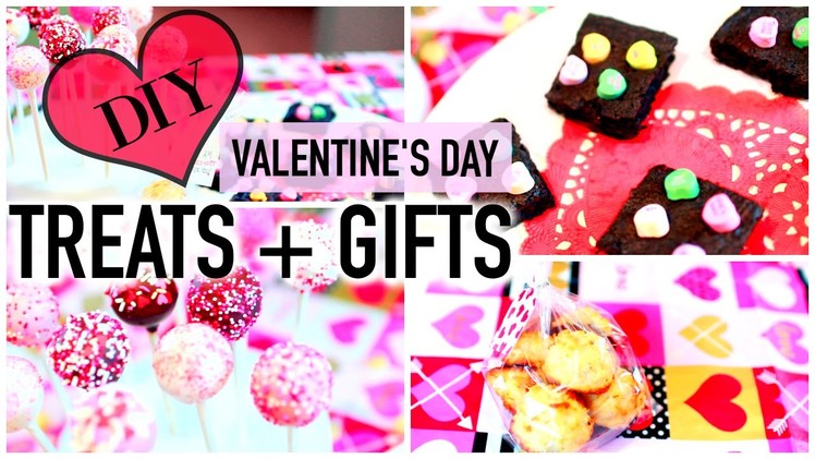 DIY Valentine's Day Treats + Gifts 2016! Cake Pops, Coconut Macaroons and MORE!