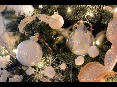 Feather Christmas Ornaments