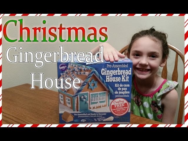 Gingerbread House Christmas Decorating FROZEN colors
