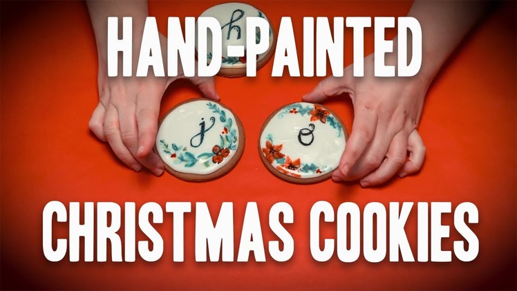 Hand-Painted Christmas Cookies