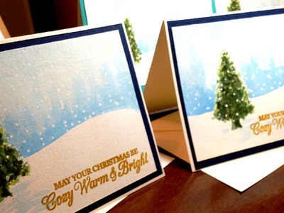 Handmade Watercolour Christmas Cards!