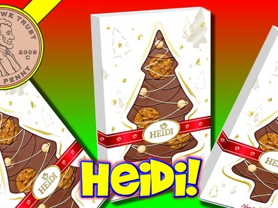 Heidi Handcrafted Milk Chocolate Christmas Tree With Florentine Biscuits Candy Tasting