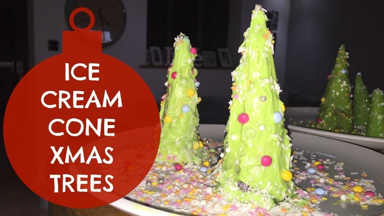 ICE CREAM CONE CHRISTMAS TREES  |  EMILY NORRIS