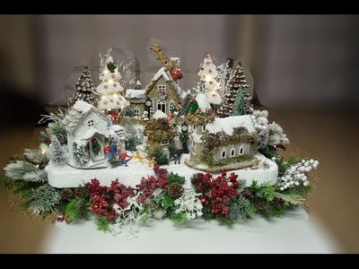 Lady Christmas Builds a Christmas Village, Part 1 of 4