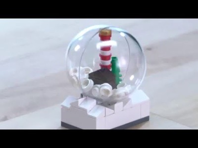 LEGO® Creator - How to Build a Snow Globe - DIY Holiday Building Tips