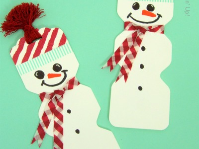 Magnetic Snowman Bookmark - Christmas Eve Box Stampin' Up!