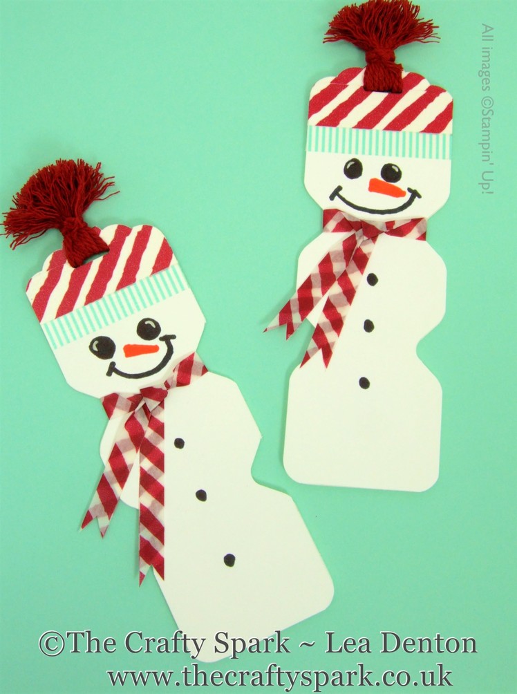 Magnetic Snowman Bookmark - Christmas Eve Box Stampin' Up!