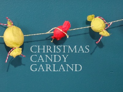 Make a Candy Ornament Garland for Christmas