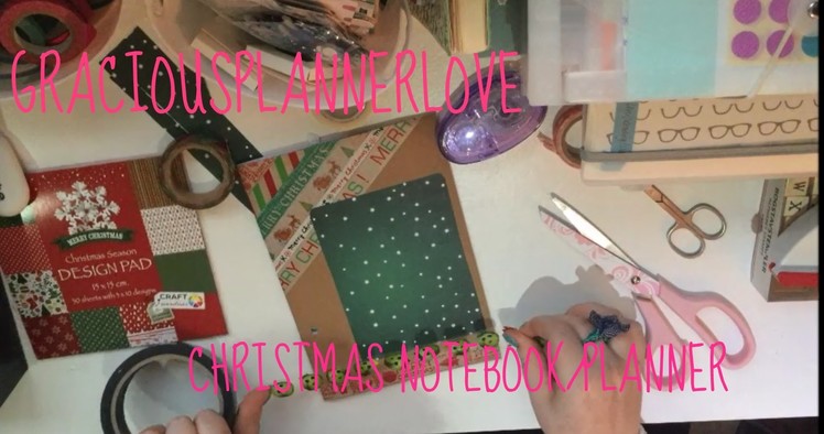 Making a Christmas Planner from a Budget Notebook