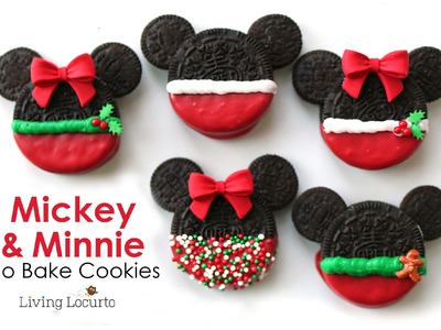 Mickey & Minnie Mouse Christmas Oreo Cookies | Living Locurto