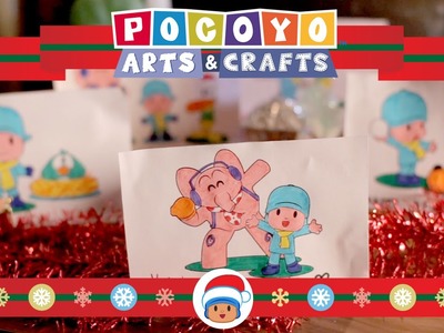 Pocoyo Arts & Crafts: Christmas cards and ornaments [EP 8]