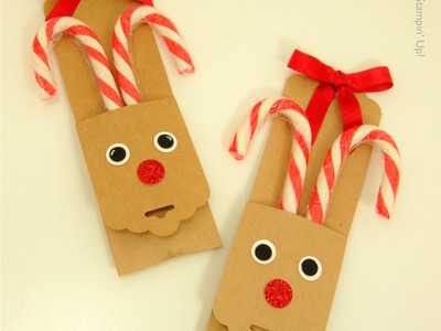 Reindeer Candy Cane - Christmas Eve Box Stampin' Up! UK