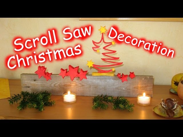 Scroll Saw Christmas Star Decoration - Woodworking
