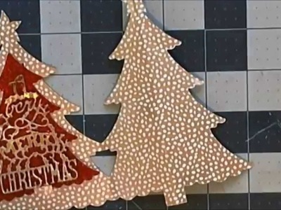 Sizzix Fold-a-Long Christmas Tree Cards