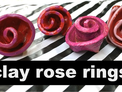 Clay Rose Rings Tutorial