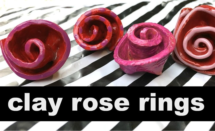 Clay Rose Rings Tutorial