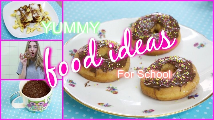 DIY Easy Breakfast & Lunch Ideas For School!