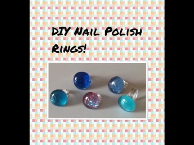 DIY Nail Polish Rings!