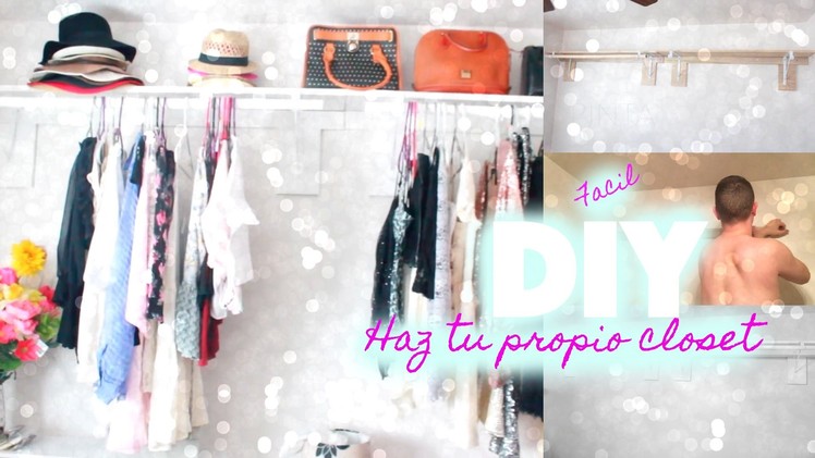 DIY Parchero.Colgador(Facil) Haz tu propio closet
