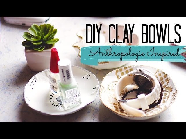 DIY Room Decor: Tumblr Clay Bowls Anthropologie And Urban Outfitters Inspired