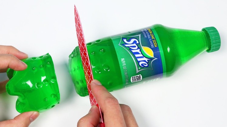 How to Make Sprite Soda Gummy Bottle Shape Fun & Easy DIY Sprite Soda Jello Dessert!