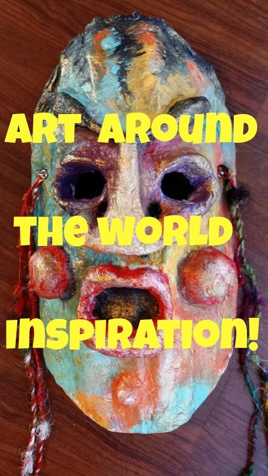 Art Mask Around the world Inspiration. Africa (Craft like a Duck!)