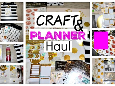 Craft & Planner Haul