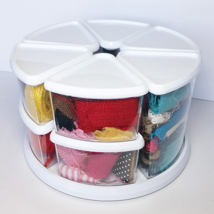 Craft Storage Ideas - Rotating Storage Containers