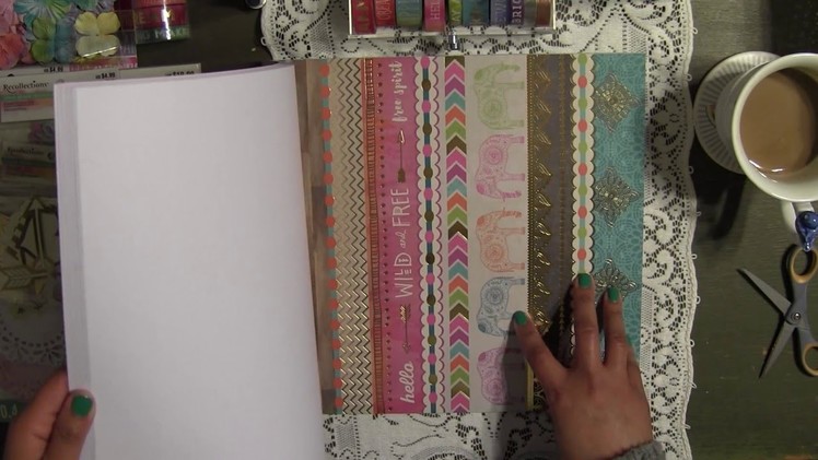 Crafty Scrapbook Haul- New Collection Color Splash & Boho from Michael's Craft Store