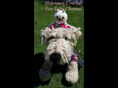 Crochet Airedale Terrier Dog Part 1 of 2 DIY Tutorial